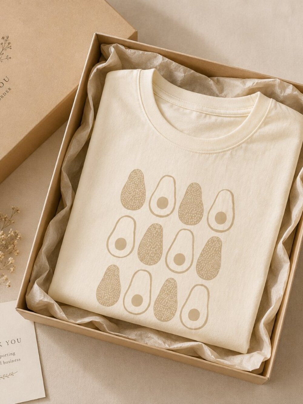 Avocado T-Shirt 🥑🌿 | Food Graphic Tee | Screen Printed Vegetable Shirt